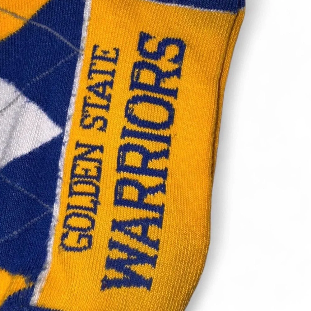 Golden State Warriors Kids Argyle Crew Socks - Boys Small